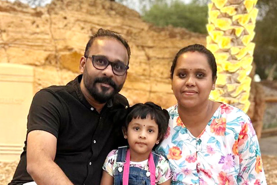 Mahesh&family